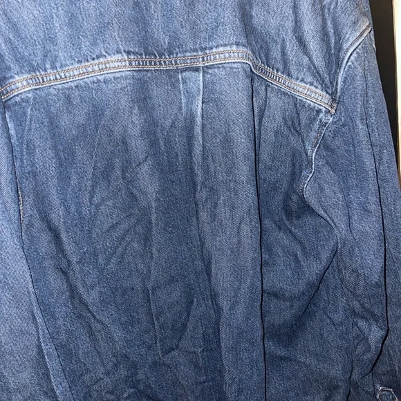 Good American Womens Blue Denim Shirt Size 1 - Picture 3 of 7